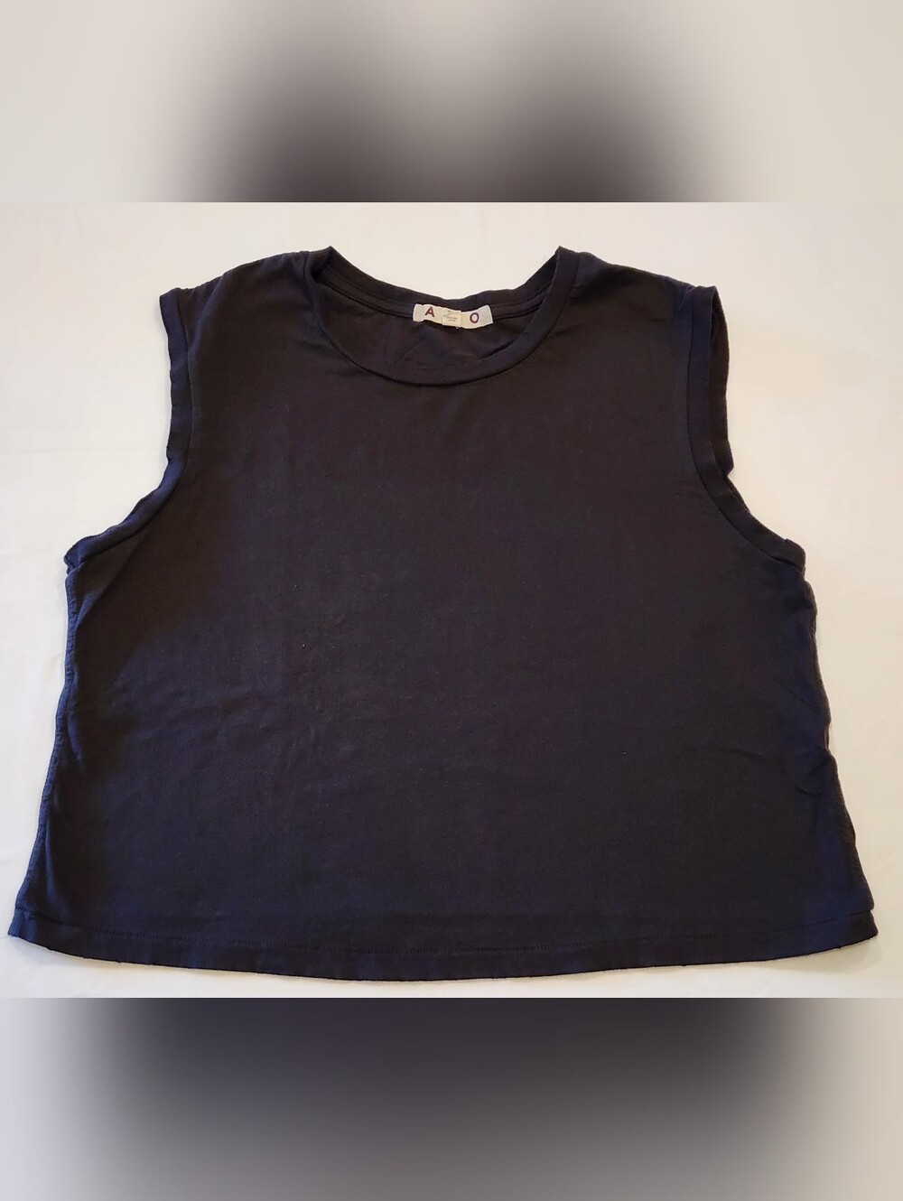 AMO Black Women's Muscle Tank Top